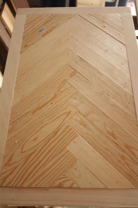 Herringbone Kitchen Cabinet Doors, Diy Herringbone Cabinet Door, Herringbone Cabinet Doors Diy, Herringbone Barn Door Diy, Herringbone Cabinet Doors, Herringbone Cabinet, Herringbone Door, Craft Nook, Herringbone Kitchen