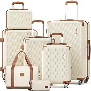 Amazon.com: Luggage Sets - 4 Stars & Up Cute Luggage Sets, Pink Luggage Sets, Luxury Luggage Sets, Harvey Outfits, Luxury Suitcase, Travel Suitcases, Travel Luggage Set, Pink Luggage, Cruise Essentials