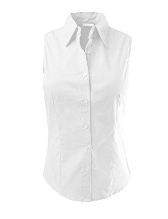 LE3NO Womens Lightweight Cotton Sleeveless Button Down Shirt at Amazon Women’s… Sleeveless Button Up, Blue Pleated Skirt, Sleeveless Button Down Shirt, Sleeveless Shirts, Interactive Stories, Oxford White, Ladies Tee Shirts, Sleeveless Tops, Cotton Shirts