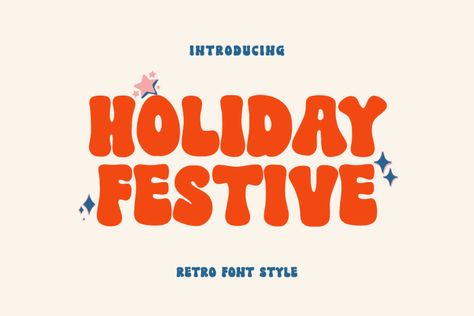 Holiday Festive is a cool retro font style. Great for quotes, t-shirts, tote bags, greeting cards, mugs, sale tag and any design that needs a fun look. Preview & design using Holiday Festive font for iOS, Android, macOS, or Windows for free, or you can buy the full version with a commercial license here. Holiday […] The post Holiday Festive Font appeared first on <a rel="nofollow" href="https://freef... Hand Lettering Alphabet Fonts, Merry Christmas Font, Christmas Fonts Free, Boho Fonts, Casual Fonts, Sale Tag, Font Creator, Holiday Fonts, Create Christmas Cards