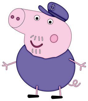 Peppa Pig Printables, Peppa Pig Stickers, Peppa Birthday, Peppa Pig Decorations, Grandpa Pig, Pig Pics, Pepper Pig, Pig Cookies, Ben And Holly