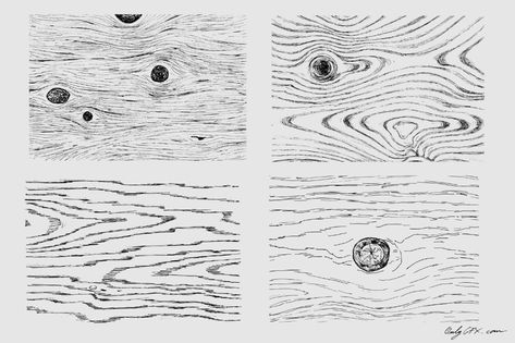 Draw Wood Grain, Wood Texture Drawing, Wood Grain Drawing, Wood Grain Vector, Grain Drawing, Tree Textures, Texture Drawing, Line Texture, Drawing Vector