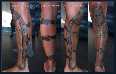 Male Leg Tattoos, Gladiator Armor, Armour Tattoo, Cover Up Tattoos For Men, Sock Tattoo, Flower Leg Tattoos, Siren Tattoo, Leg Armor, Armor Tattoo