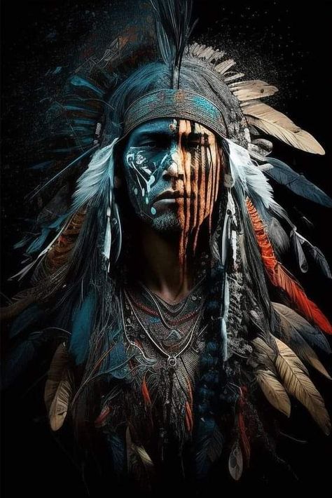 Apache Art, Native American Warrior Tattoos, Native Warrior, Spirits Art, Native American Drawing, American Indian Artwork, Apache Indian, Art Native American, Native American Tattoos