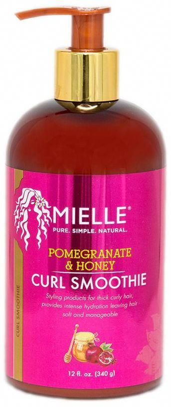 Curl Smoothie, Mielle Organics, Dry Curly Hair, Babassu Oil, Hair Milk, Thick Curly Hair, Healthy Natural Hair, Honey Hair, Benzoic Acid