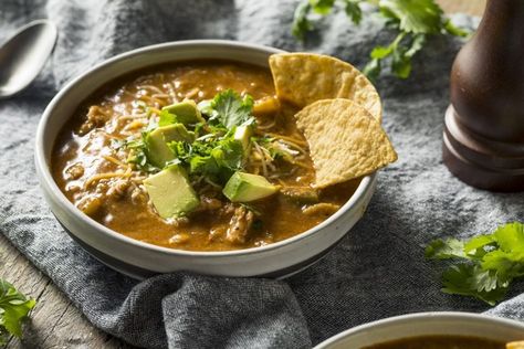 White Chicken Chili with Great Northern Beans | Randall Beans Homemade Tortilla Soup, Chicken Taco Soup Recipe, Kuala Lampur, Creamy Chicken Tortilla Soup, Green Chile Enchiladas, Chicken Tortillas Soups Recipe, Tortilla Soup Recipe, Taco Soup Recipe, Chicken Taco Soup