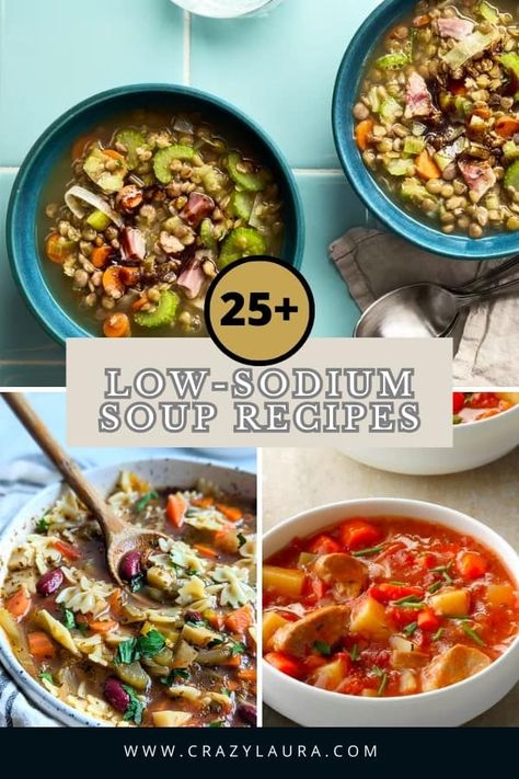 Dive into low-sodium soup recipes that pack a flavor punch! Say yes to health without sacrificing taste, one comforting, hearty bowl at a time. #HealthyRecipes #Soup #LowSodium #Recipes Easy Low Sodium Recipes Simple, Healthy Ramen Recipes, Healthy Taco Soup, Easy Low Sodium Recipes, Low Sodium Recipes Heart, Low Sodium Soup, Chicken Meatball Soup, Creamy Chicken Stew, Peanut Butter Blossoms Recipe