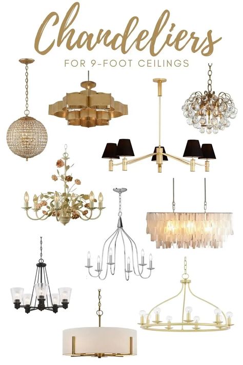 Bedroom Overhead Lighting Chandelier, Amazon Chandeliers, Family Room Light Fixture, Dining Room Chandeliers Transitional, Living Room Chandelier Ideas, 9 Foot Ceilings, Low Ceiling Chandelier, Kitchen Chandelier Lighting, Dramatic Bedroom