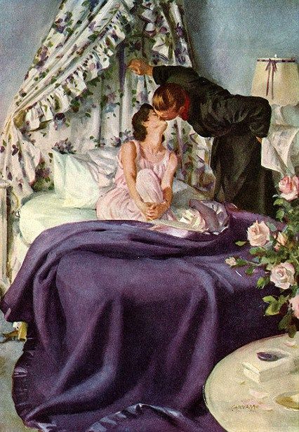 Bonjour, chérie ... Good Morning Darling, Traditional Femininity, Vintage Housewife, Happy Housewife, Romance Art, Vintage Romance, Pulp Art, Vintage Life, Romantic Art