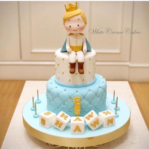 The Little Prince Cake … The Little Prince Cake, Little Prince Cake, Little Prince Party, Prince Cake, Boys 1st Birthday Cake, Prince Birthday Party, Baby First Birthday Cake, Prince Party, Prince Birthday