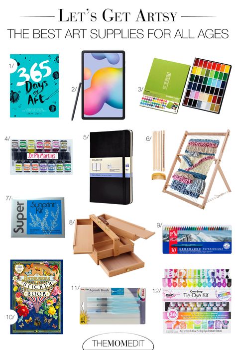 My Top 12 Arts & Crafts Supplies For All Ages - The Mom Edit Art Supplies Must Have, Beginner Art Supplies, Best Art Supplies On Amazon, Amazon Art Supplies, Art Supplies Aesthetic, Cool Art Supplies, Art Materials List, Job Drawing, Best Art Supplies