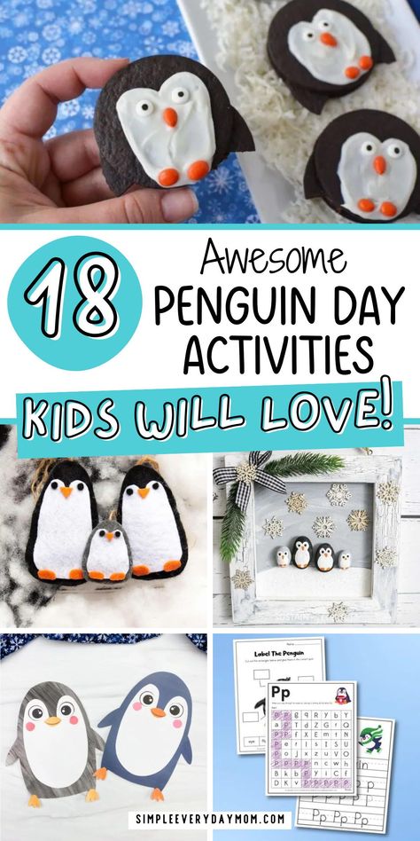 Penguin Day is all about shining a spotlight on our tuxedo-clad friends. With these kids craft creations and fun kids projects, your little ones will be penguin pros before you can say “18 Penguin Day activities for kids“! This list is brimming with irresistibly cute penguin crafts and tasty treats to make your Penguin Day prep a breeze. From penguin paper plate crafts to Penguin Printable worksheets. Cotton Ball Penguin, Penguin Art For Kids, Penguin Headband, Penguin Worksheets, Penguin Printable, Winter Animal Crafts, Zoo Crafts, Penguin Activities, Penguin Day