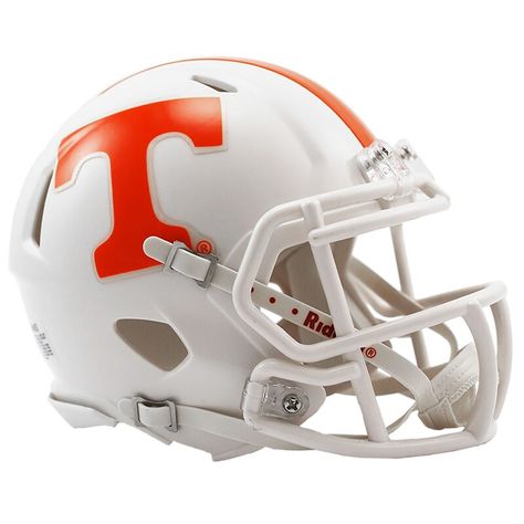 College Football Helmets, Tennessee Orange, Mini Football Helmet, Mini Football, New Helmet, Tennessee Football, Mini Footballs, White Spirit, Theater Room