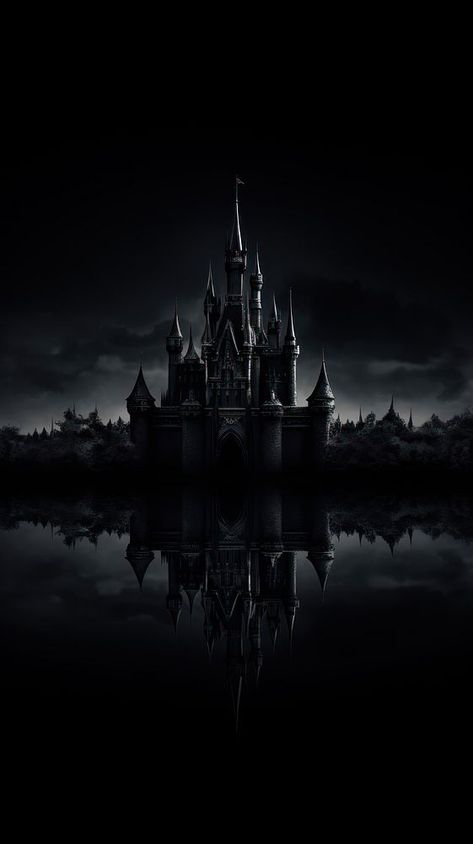 Castle architecture building night. AI generated Image by rawpixel. | premium image by rawpixel.com / Techi Dark Castle Background, Dark Castle Aesthetic, Iphone Wallpaper Dark, Castle Night, Castle Wallpaper, Castle Architecture, Castle Background, Dark Black Wallpaper, Dark Castle