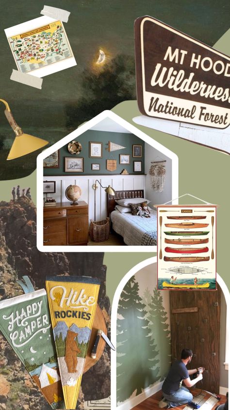 #myfirstshuffle National park theme room National Forest Nursery, Outdoors Bedroom Theme, National Park Bathroom, Vintage Camp Nursery, Outdoors Themed Bedroom, National Park Bathroom Decor, National Parks Bedroom Theme, Camp Themed Room, National Park Bedroom Decor