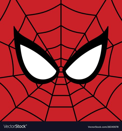 Superhero Vector, Eyes Vector, Superhero Mask, Big Eyes, Red Background, Png Images, Spiderman, Mask