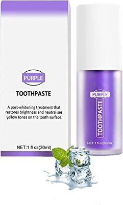 Teeth Whitening Toothpaste, Color Corrector, Whitening Toothpaste, Yellow Tones, Shop Small Business, Teeth Whitening, Toothpaste, Purple