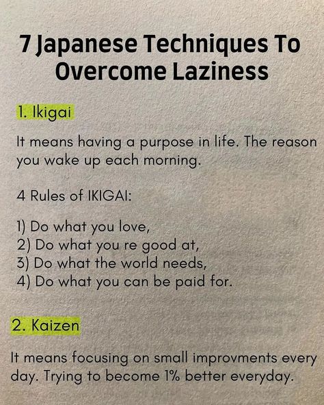 🌟 Explore 7 powerful Japanese techniques to conquer laziness and boost productivity. Dive into proven methods for cultivating discipline and achieving your goals. 🚀💪 #ProductivityHacks #JapaneseWisdom Credit: https://www.instagram.com/entrepreneurshipquote/ Overcome Laziness, How To Overcome Laziness, Bahasa Jepun, Self Help Skills, Peacock Painting, Vie Motivation, Personal Improvement, Get My Life Together, Note To Self Quotes