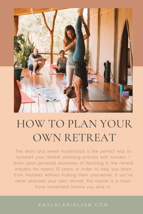 Yoga Retreat Activities, Health Retreat Ideas, Wellness Workshop Ideas, Yoga Retreat Outfits, Boat Catering, Staff Retreat, Achieving Dreams, Retreat Planning, Retreat Activities