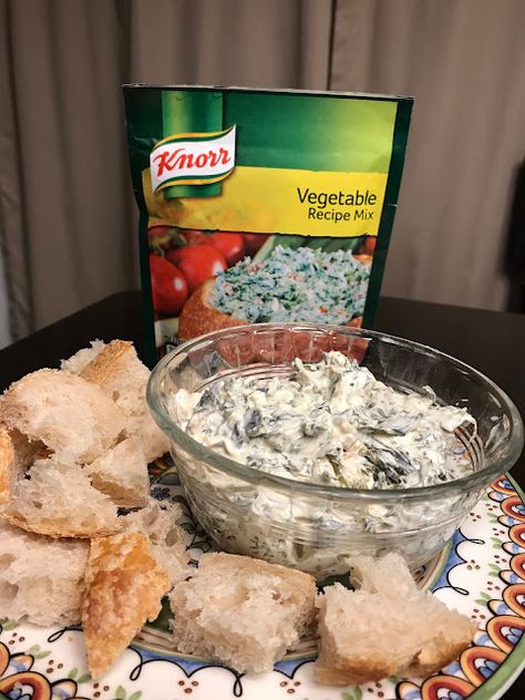 Spinach Dip Knorr Vegetable Dip, Knorr Spinach Dip, Vegetable Dip Recipe, Soup Bread, Swedish Pancakes, Spinach Dip Recipe, Vegetable Dip, Food Cookies, Dinner Side