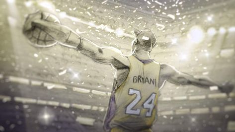 Kobe Bryant Dear Basketball, Dear Basketball Kobe, Basketball Kobe, Mamba Forever, Dear Basketball, Gigi Bryant, Glen Keane, Animated Short Film, Septième Art