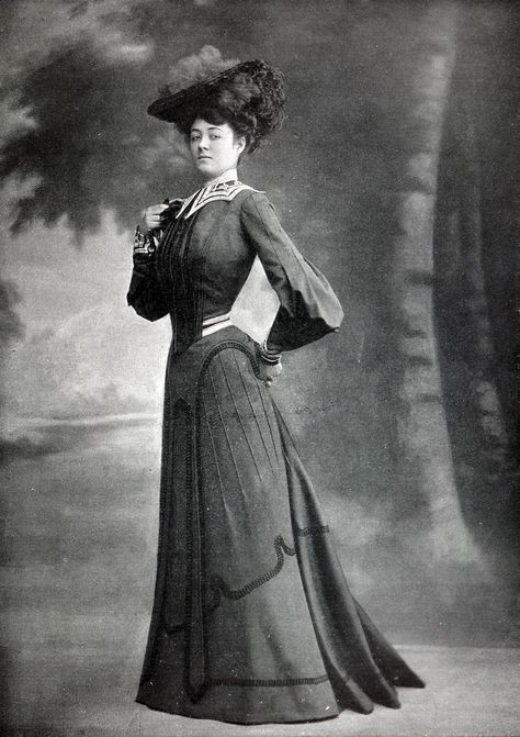 1903 Fashion, Edwardian Inspired Fashion, Afternoon Dresses, 1909 Fashion, Edwardian Gowns, Edwardian Hat, Madeleine Vionnet, Flapper Dresses, Fashion Goth