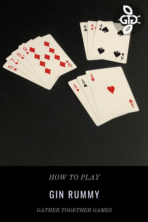 How To Play Rummy Card Games, How To Play Gin Rummy, Gin Rummy Rules, Rummy Rules, Feminine Advice, Rummy Card Game, Gin Rummy, Rummy Game, Classic Card Games