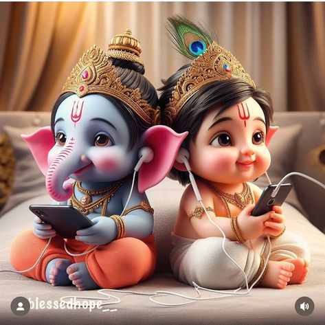 Cute Vinayagar Hd Wallpaper, Ganpati And Krishna Together, Krishna Cute Pics Cartoon, Bala Ganesh Images, Cute Bappa Images, Ganpati Bappa Cute Images, Pillayar Images, Cute Ganpati Bappa Wallpapers, Baby Ganesha Cute