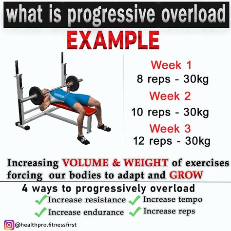 here you can understand what is the progressive overload Progressive Overload, Our Body, My Way, Health Tips, Health, Quick Saves