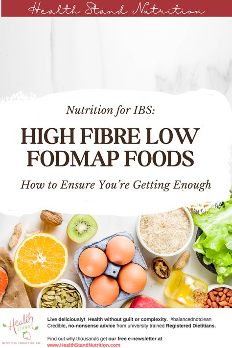 Often, many of those with IBS on the FODMAP diet struggle to get enough fibre. In this blog post by Dietitian Courtney Skanderup, learn the importance of fibre for IBS, how to ensure your fibre intake is adequate, get examples of high fibre low fodmap foods, and more. #fodmapdiet #ibs #ibsnutrition #ibsfibre #ibsdiet #fodmapfoods #ibsfoods #fodmapsnacks #fodmapfibre High Fiber Low Fodmap Foods, Foods For Ibs, Low Fodmap Foods, Fodmap Meal Plan, Fodmap Food, High Fodmap Foods, Fodmap Snacks, Inflammation Recipes, Fodmap Foods