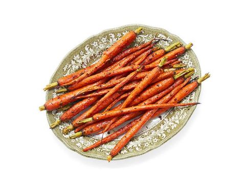 Get Roasted Carrots with Cumin and Coriander Recipe from Food Network Cumin Roasted Carrots, Coriander Recipes, Alex Guarnaschelli, Big Snacks, Vegetable Side Dishes Recipes, Food Network Magazine, Healthy Vegetables, Roasted Carrots, Roast Recipes