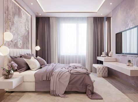 Ideas Cuarto, Feminine Bedroom, Modern Luxury Bedroom, Luxury Bedroom Design, Farmhouse Master, Luxury Bedroom Master, Bedroom Bed Design, Stylish Bedroom, Master Bedrooms Decor