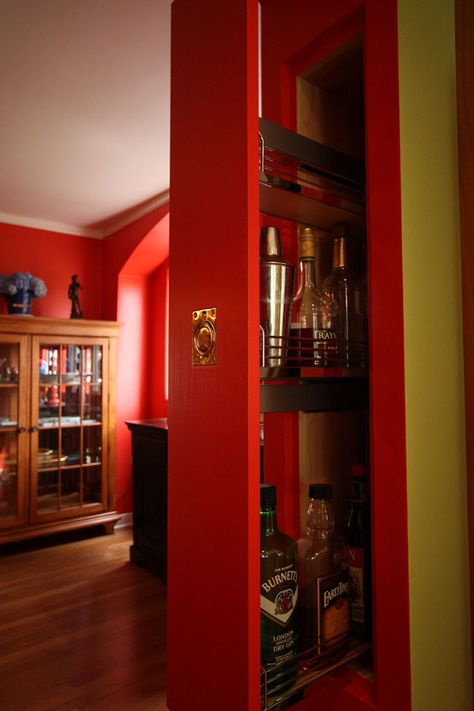 Liquor storage cabinet