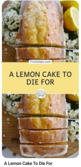 Lemon cake to Die for??  I will never get why people say that.  Never die for desserts! Yellow Cake Mix Recipes, Basic Cake, Lemon Cake Mixes, Lemon Cake Recipe, Lemon Pudding, Cup Of Water, Yellow Cake, Cake Mix Recipes, Lemon Desserts