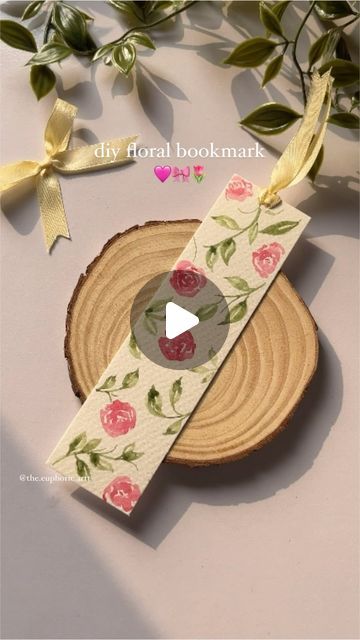 𝑨𝒌𝒔𝒉𝒊𝒕𝒂 𝒎𝒊𝒔𝒉𝒓𝒂🎐 on Instagram: "Diy floral bookmark🌷

sheet @zen_sangam 
@stationerie brushes 
@brustro_official  watercolour 
from @artikate.official 

#art #aesthetic #watercolors #watercolourpainting #bookmarks #diy #floral #floralpainting #watercoloring #pinkaesthetic #artistsoninstagram #réel #reelitfeelit #explore #fyp #ａｅｓｔｈｅｔ��ｉｃ" Diy Bookmarks Aesthetic, Aesthetic Bookmarks, Floral Bookmarks, Bookmarks Diy, Fyp Aesthetic, Instagram Diy, January 15, Art Aesthetic, Pink Aesthetic