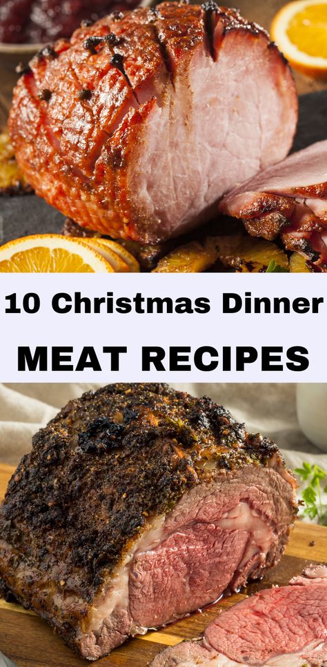 Delicious Christmas Dinner Meat Recipes. Christmas Dinner Menu/ Christmas Recipes/ Christmas Dinner Meat Main Dishes/Christmas Dinner Meat Ideas Dinner Meat Recipes, Christmas Dinner Meat, Christmas Dinner Main Course, Holiday Meat, Christmas Beef, Christmas Meat, Delicious Pot Roast, Menu Christmas, Potatoes Mashed