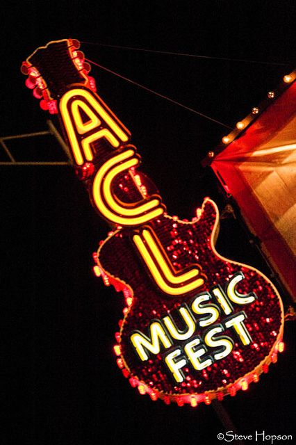 Austin City Limits Music Festival. Anytime I have a visitor I want to try to win tickets to an acl taping. Austin City Limits Festival, Acl Festival, Zilker Park, Texas Music, Festival Music, Neon Moon, Austin City Limits, Music Signs, Vintage Neon Signs