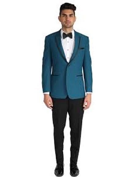 Blue Tuxedo For Men, Blue Tuxedo, Tie Matching, Blue Tuxedos, Tuxedo For Men, Matching Shirts, Free Shirts, Teal Blue, Fall Colors