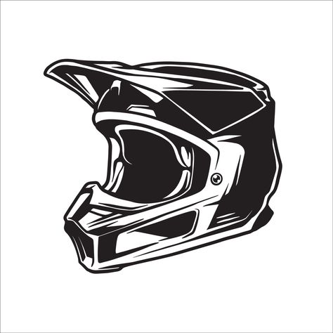 Motorcross Helmet, Helmet Vector, Helmet Tattoo, Dirt Bike Helmets, Motocross Helmet, Motocross Helmets, Helmet Stickers, Pumpkin Faces, Pumpkin Carving