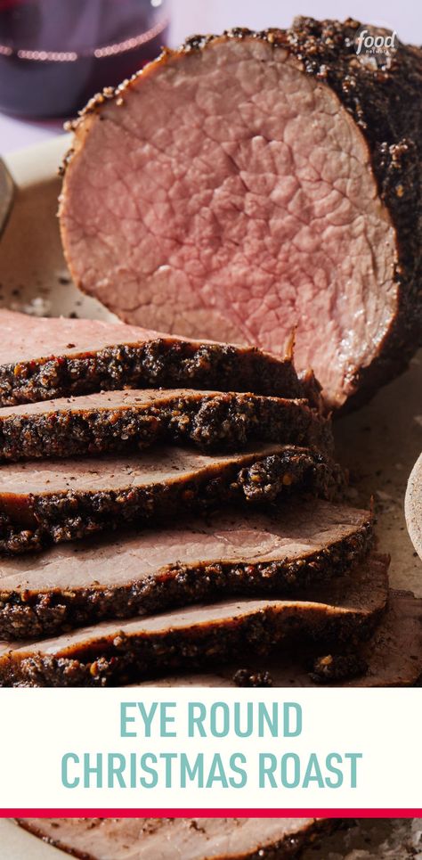 Recipe of the Day: Eye Round Christmas Roast 🌟 Who says Christmas roast has to be prime rib? This much more affordable roast (made with eye round) will impress everyone at the holiday table. The crisp, spicy peppercorn crust pairs beautifully with the bright horseradish cream and leftovers make amazing sandwiches – so hold on to any extra sauce. Eye Round Roast, Eye Of Round Roast, Eye Of Round, Christmas Roast, Horseradish Cream, Eye Round, Horseradish Sauce, Round Roast, Prime Rib