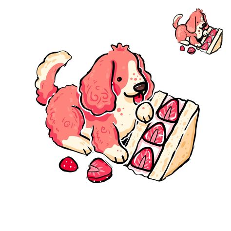 Sandwich puppies !!!!! I have a YouTube video drawing these guys from a couple of weeks ago if that inch rests you! :3 — #art #artwork #drawing #illustration #digitalart #digitalpainting #digitaldrawing #digitalillustration #procreate #cuteart #sillyart #doglover #dogs #puppies #cockerspaniel #goldenretriever #foodart Christmas Puppy Drawing, Dog Treat Drawing, Dog Eating Drawing, Piano Tutorials Songs, Pictures For Drawing, Candy Drawing, Video Drawing, Dessert Illustration, Puppy Drawing