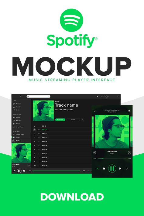 Spotify Design Ideas, Spotify Layout, Mockup Idea, Spotify Template, Spotify Design, Musica Spotify, Homework Ideas, Cover Design Inspiration, Funky Fonts