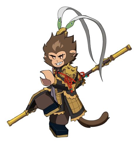 Handsome Monkey King, Free Poster Printables, Black Myth Wukong, Pokemon Oc, Monkey Art, Chinese Mythology, Monkie Kid, Sun Wukong, Character Design Sketches