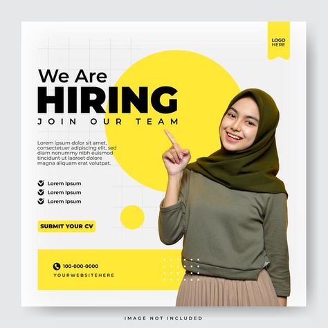 Vacancy Design Ideas, Job Advertisement Design Social Media, Job Ads Design, Hire Poster Design, Job Posting Design Social Media, Job Posting Design, Hiring Poster Design Ideas, Job Poster Design, Recruitment Poster Design Ideas