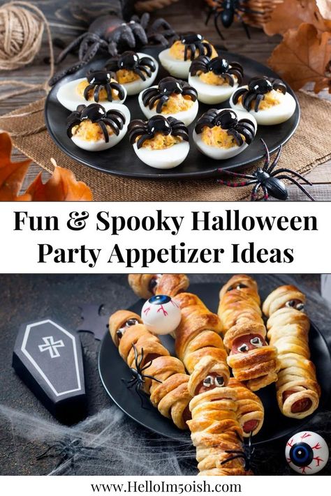 Get your Halloween party started off with spooktacular appetizers that are sure to impress. From creepy finger foods to mummy hot dogs and spider web nachos, you’ll set the tone for a festive night. These Halloween party appetizers are as fun to eat as they are to make. Whether you’re hosting a haunted house gathering or a casual costume party, these Halloween party appetizer recipes will bring a frightful flair to your spread. Click the link to check out my Halloween party appetizer ideas! Haunted House Food, Halloween Party Snack Ideas, Party Appetizer Ideas, Party Appetizer Recipes, House Gathering, Party Snack Ideas, Mummy Hot Dogs, Holiday Food Crafts, Halloween Party Appetizers