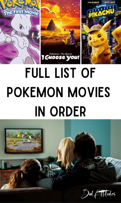 full list of pokemon movies in order Pokemon Comics Funny, Pokemon Workout, Pokemon Moves, Pokemon Locations, Pokemon Movie, List Of Pokemon, Mewtwo Strikes Back, Pokemon Show, Pokemon Series