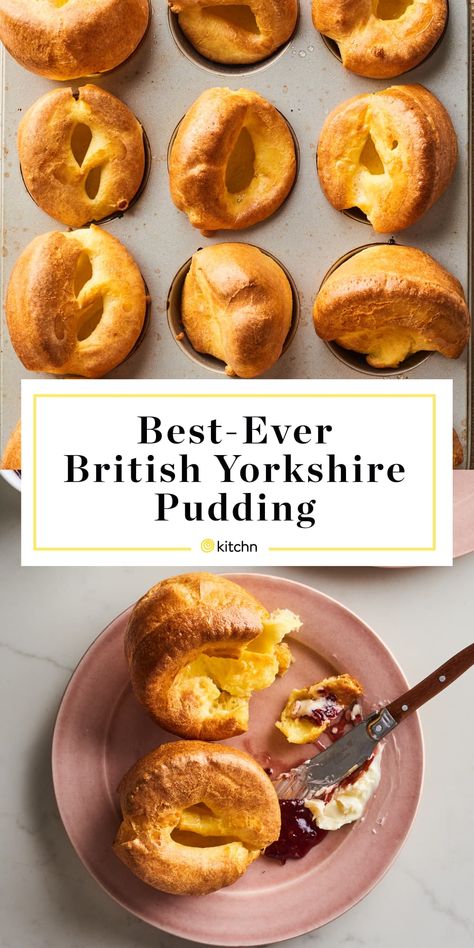 How To Make Yorkshire Pudding, Yorkshire Pudding Recipe, Yorkshire Pudding Recipes, British Cooking, British Baking, Yorkshire Pudding, English Food, British Food, Pudding Recipe