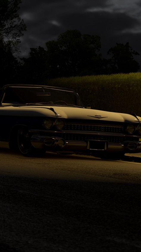 Cadillac Wallpaper, Forza Wallpapers, 1959 Cadillac Eldorado, 90s Cars, Black Cadillac, Inspo Wallpaper, Moody Vibes, 1959 Cadillac, Cadillac Eldorado