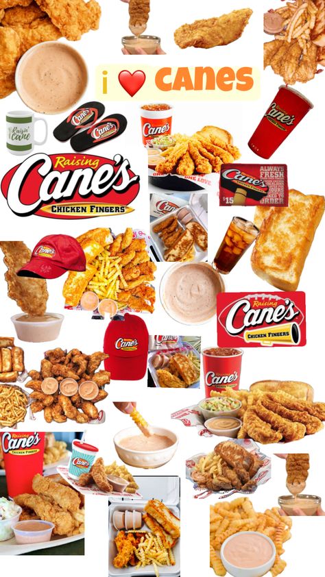 #canescollage #canes #raisingcanes #raisingcanescollage #collage #wallpaper #iphonecollage #food #iphonewallpaper #restaurant Collage Wallpaper, Your Aesthetic, I Love, Restaurant, Chicken, Energy, Collage