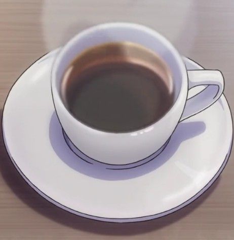 Anime drink Coffee Pfp Aesthetic, Anime Coffee, Coffee Icon, Anime Food, Aesthetic Pictures, Anime Icons, Coffee Shop, Coffee Cups, Tea Cups